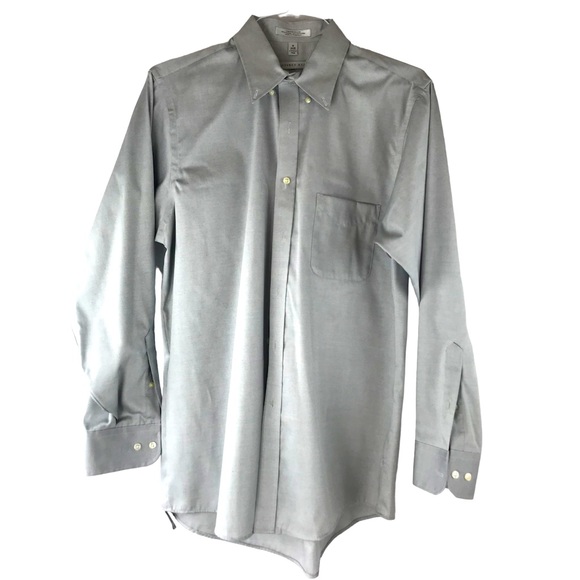 Geoffrey Beene Other - Geoffrey Beene Men's Light Gray Pinpoint Oxford Button Down Shirt